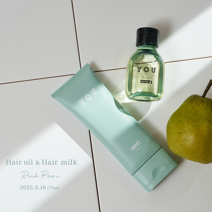 【予約受付中】ヘアオイル＆ヘアミルク（リッチペアー）　※9月18日以降順次発送